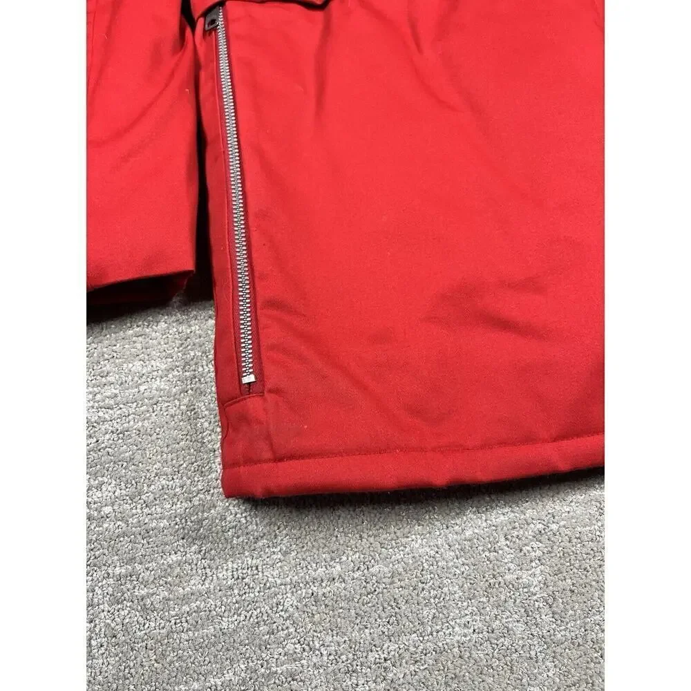 Vintage 1960s Ted Williams Sears Roebuck Red Hunting Jacket Insulated Large